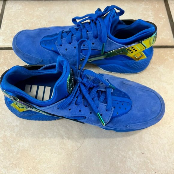 Sold Nike Air HUARACHE RUN PRM QS Men's 9 Undefeated Blue NIPSEY cobalt - Picture 11 of 12